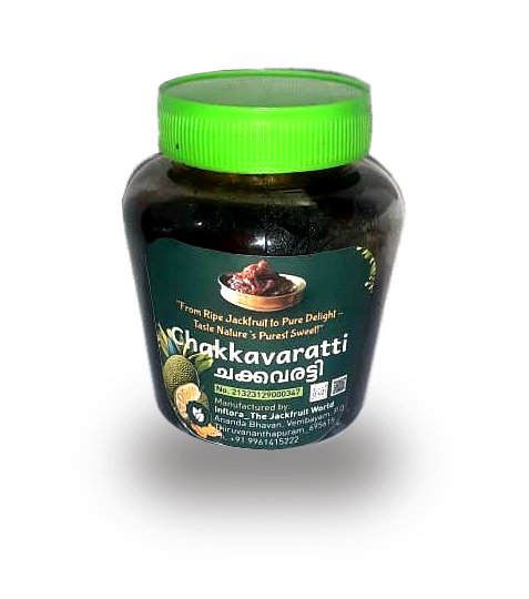 "Chakkavaratty: A rich and sweet jackfruit-based dessert, traditionally crafted to bring out the unique flavor and texture of jackfruits in every bite."